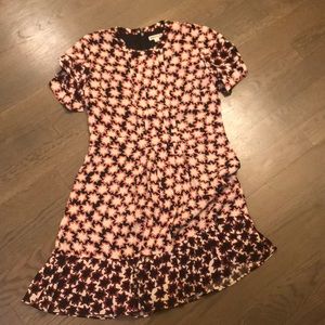 Star print dress